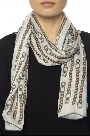 Printed silk scarf, zdjęcie 2 Printed silk scarf od Salvatore Ferragamo